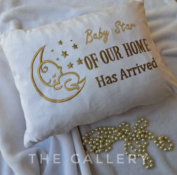 Baby Star Of Our Home Has Arrived Cushion