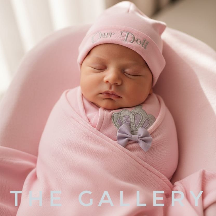 Wrapping Sheet And Romper With Cap